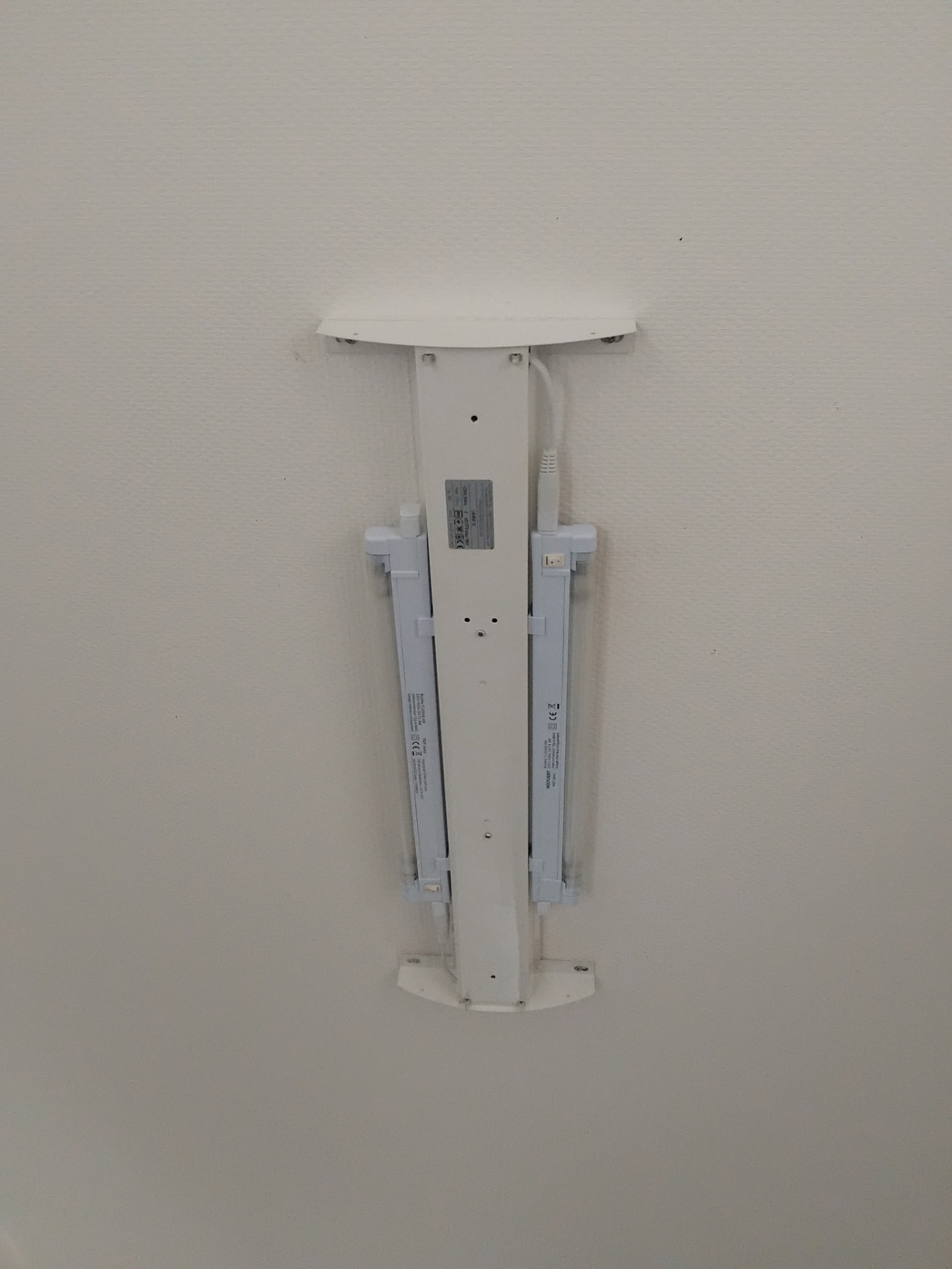 Installation d'un luminaire