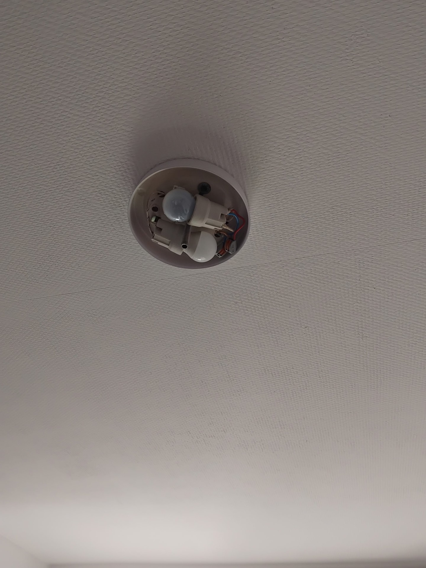 Installation d'un plafonnier